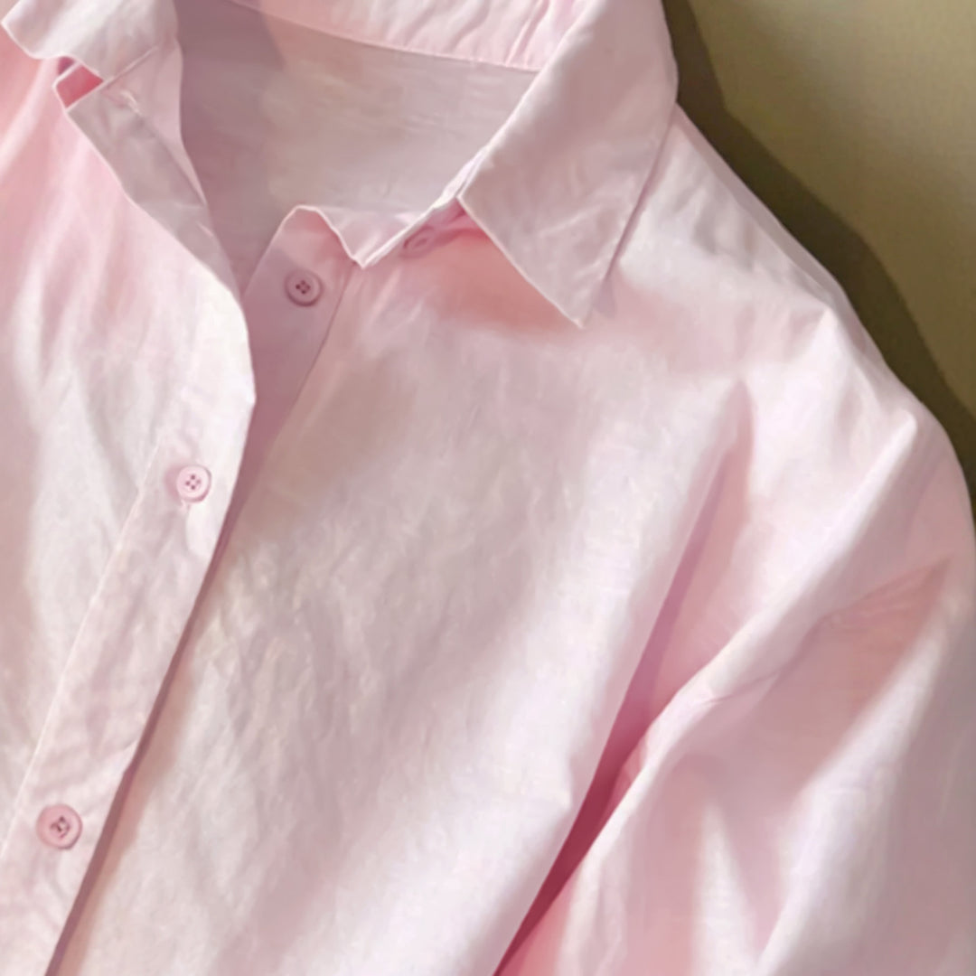 Women's breathable cotton pajamas set with relaxed fit Lune London