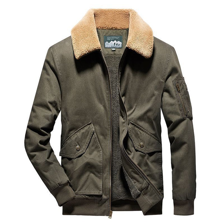 Stylish bomber jacket for men with lined collar Lune London