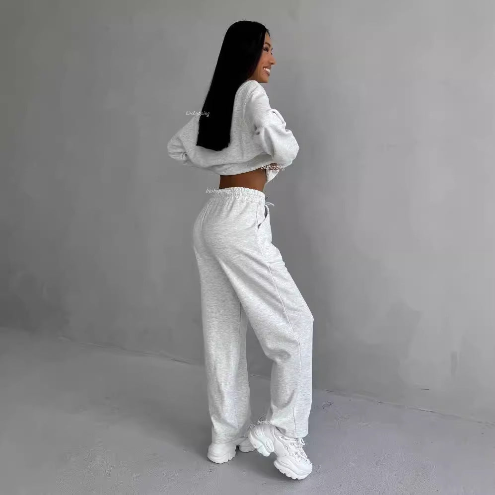 Casual tracksuit set for women with teddy shape pattern Lune London
