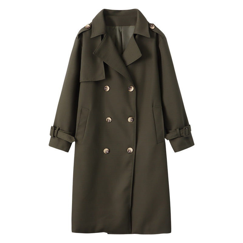 Women's Fashionable Trench Coat with Elegant Cut Chic & Stil