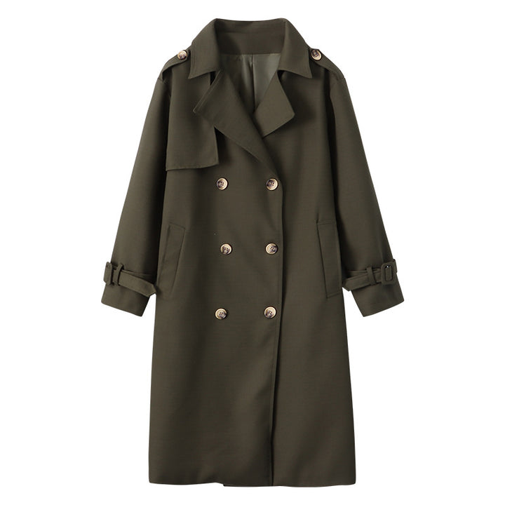 Women's Fashionable Trench Coat with Elegant Cut Chic & Stil
