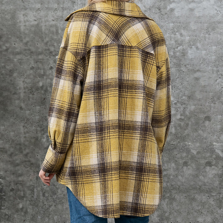 Lune London Short Cut Plaid Shirt for Women