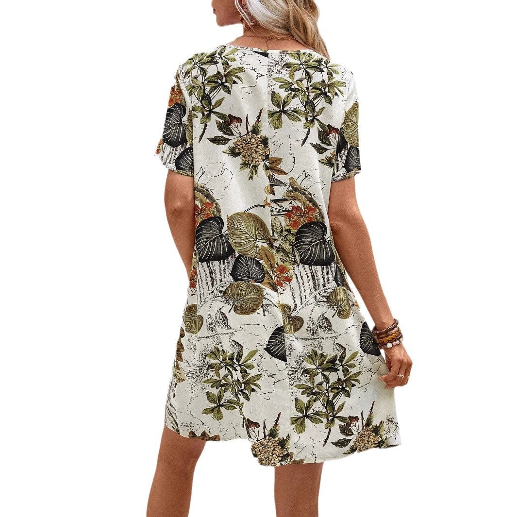 Lune London Floral Print Casual Dress for Women