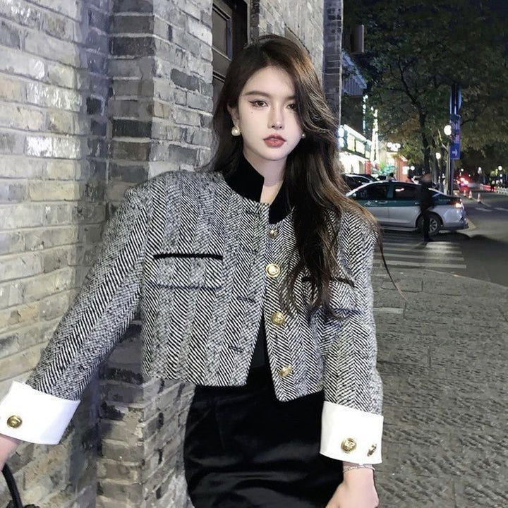 Dame Design-vest with contrasting collar and high-quality buttons Lune London