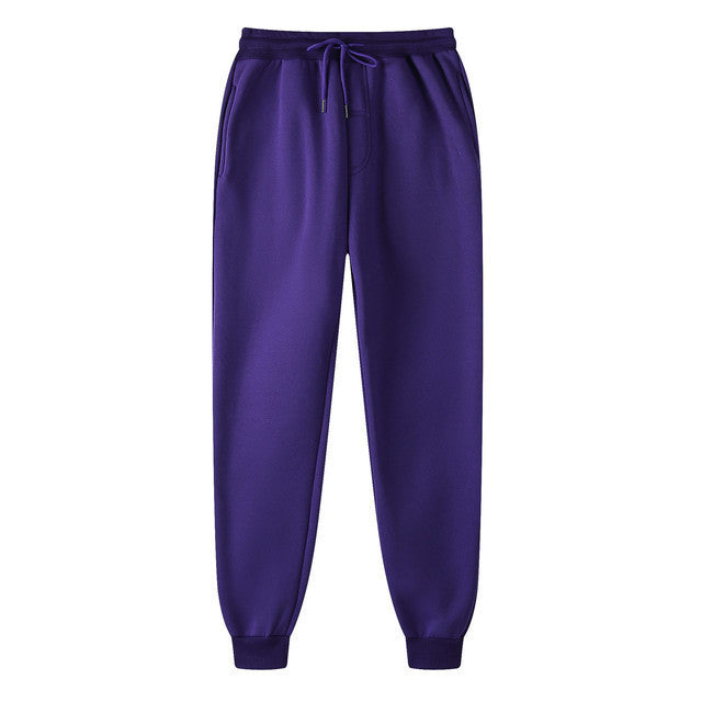 Comfortable training pants for ladies with elastic waistband and side pockets Lune London