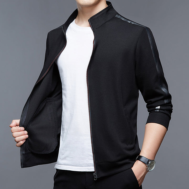 Men's sports jacket with high collar and breathable function Lune London