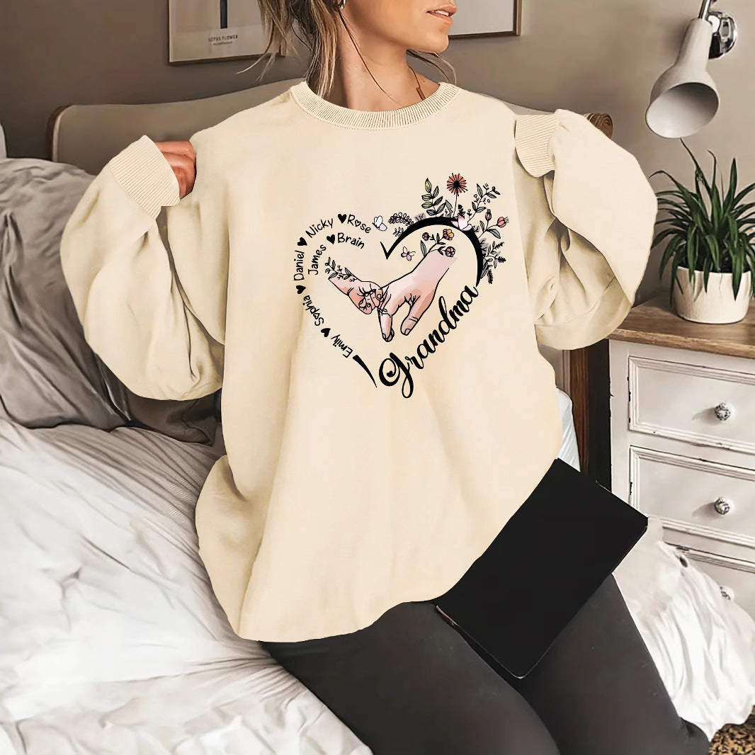 Pull décontracté féminin avec motifs floraux Chic & Stil