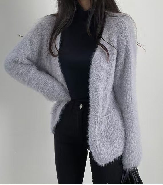 Women's open-cardi with innovative pockets Lune London