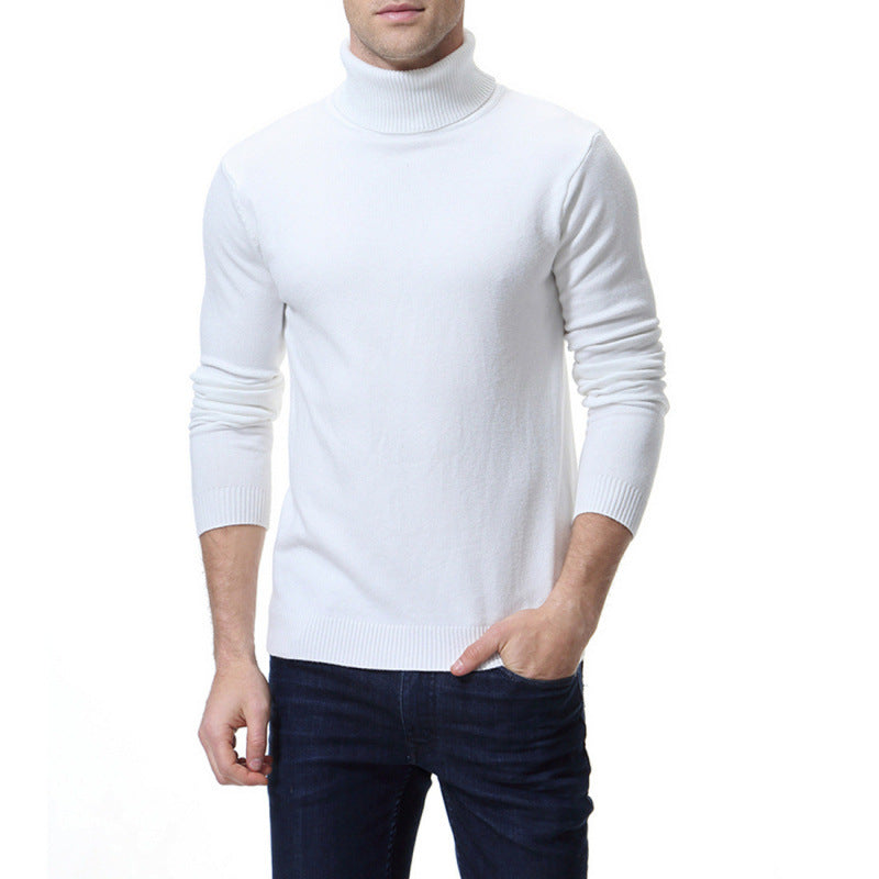 Elegant turtleneck sweater for men in high-quality cotton Lune London