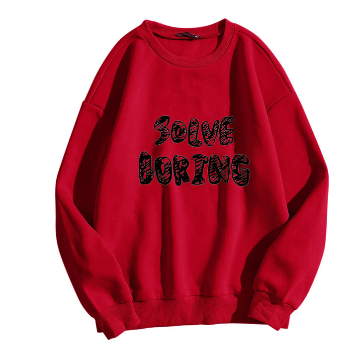 Women's casual sweatshirt with creative lettering Chic & Stil
