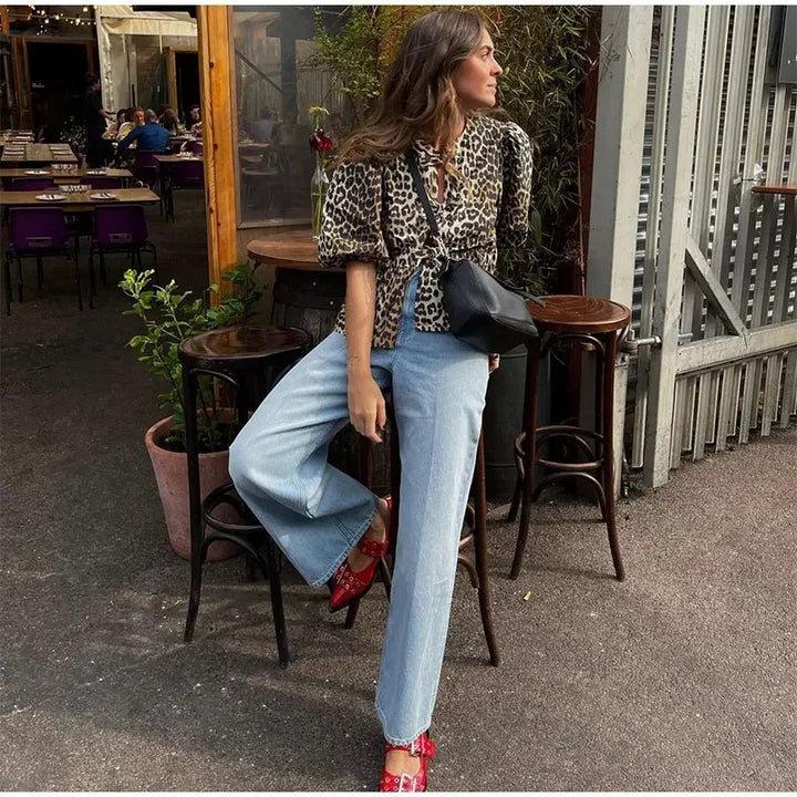 Veste courte de mode pour femmes avec manches bouffantes Chic & Stil