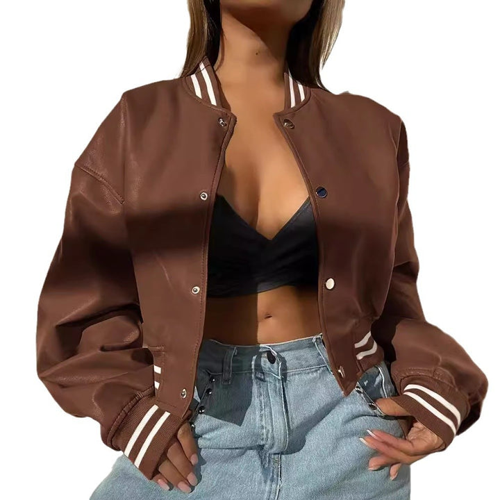 Casual bomber jacket for women with sporty accents Lune London