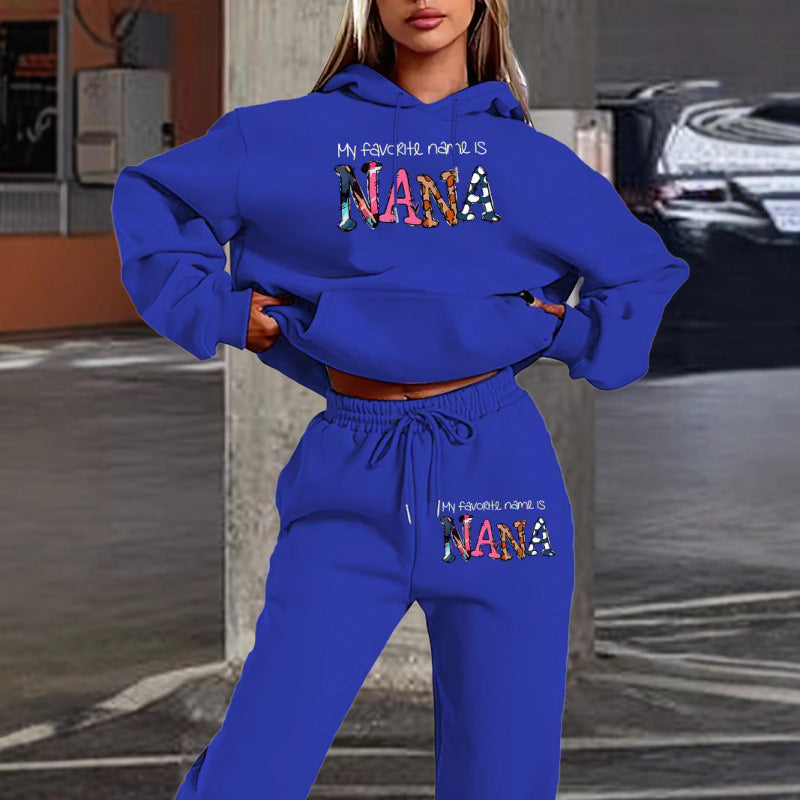 Women's tracksuit with creative lettering and comfortable fit Lune London