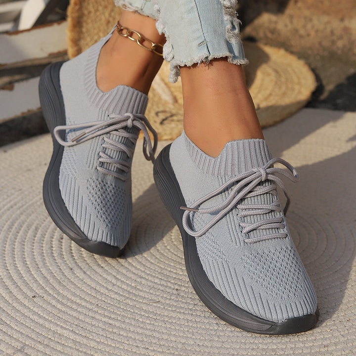 Women Breathable Knit Sneakers Lune London