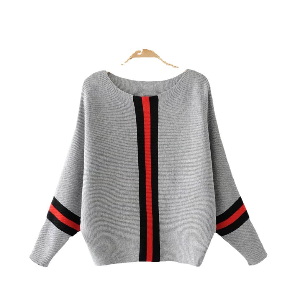 Fashionable knit sweater for women with stylish stripes Lune London