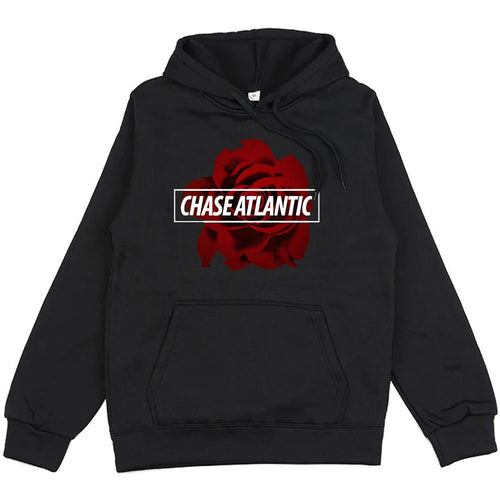 Women's hoodie with romantic rose design Chic & Stil
