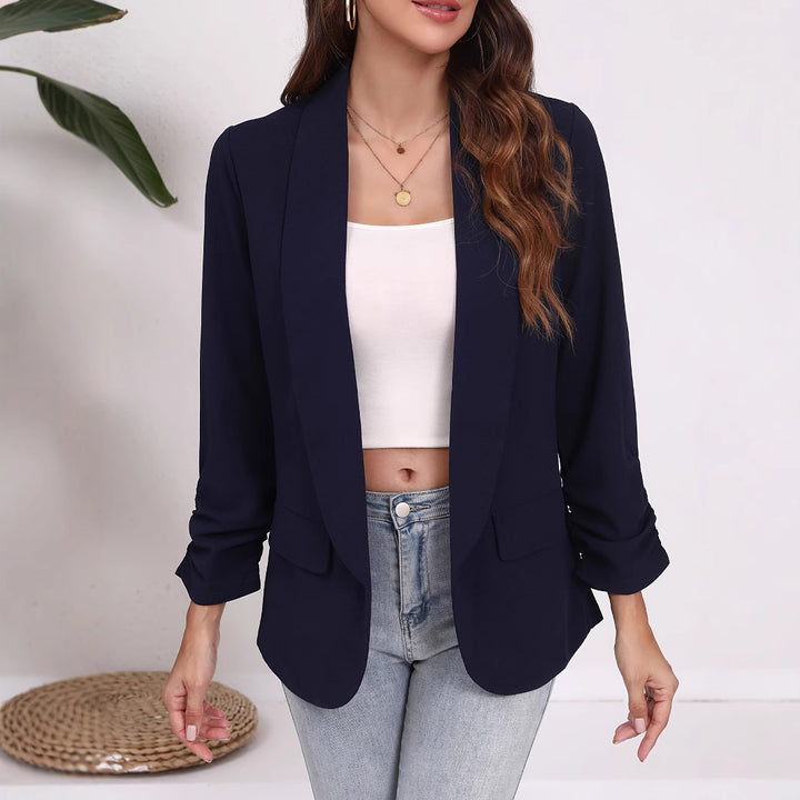 Women's Elegant Blazer with Relaxed Fit and Practical Pockets Lune London