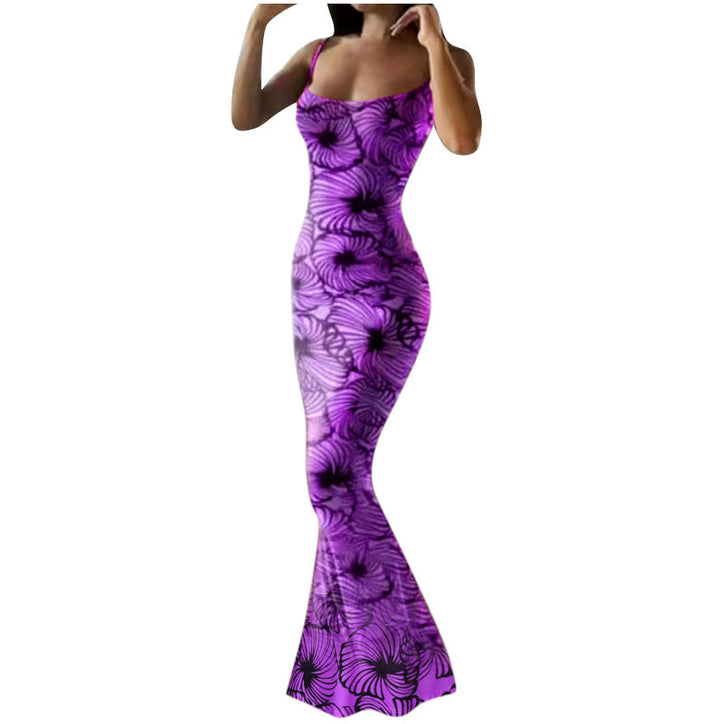 Ladies Elegant Maxi Dress with Floral Print Lune London