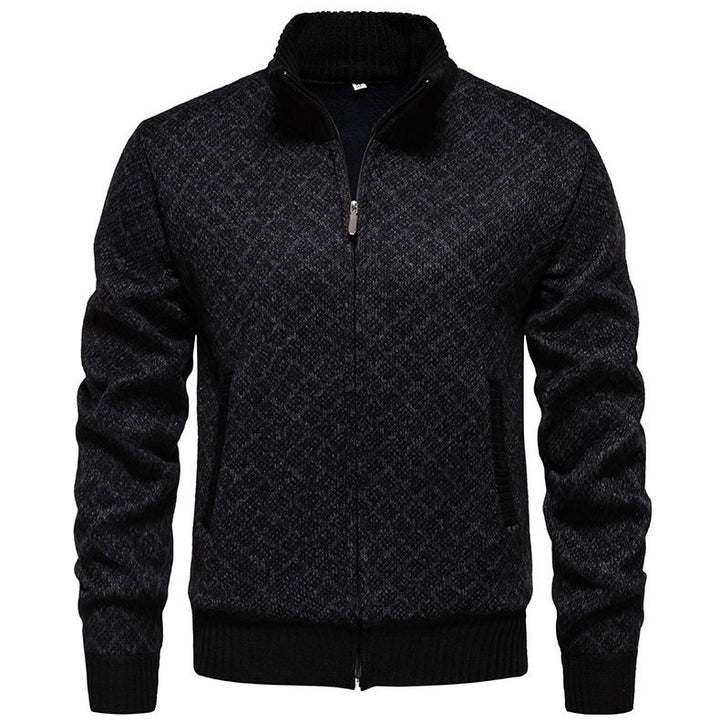 Quilted zip sweatshirt jacket for men Lune London