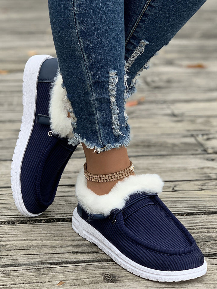 Ladies Plush Loafers with Soft Inner Lining Lune London