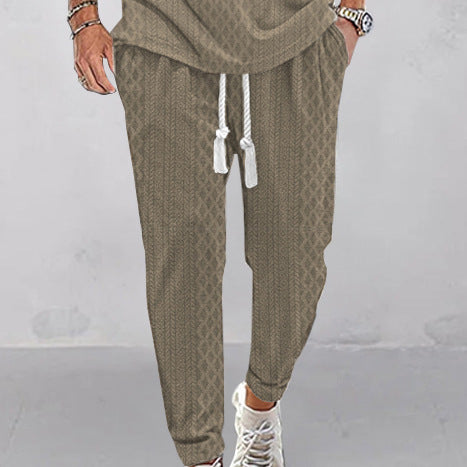 Casual sports pants for men with elastic waist and side pockets Lune London