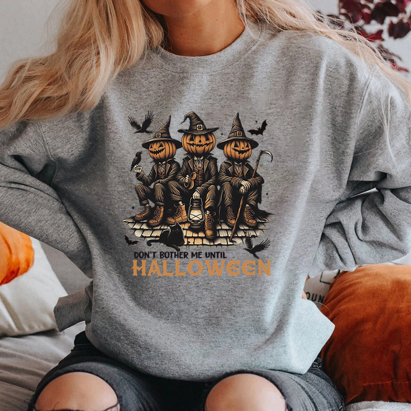 Sweat-shirt pour femmes avec motif d'Halloween saisonnier et coupe confortable Chic & Stil