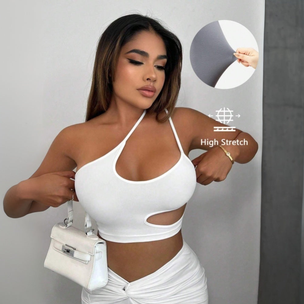 Chic & Stil Women's Sleeveless Cut-Out Top