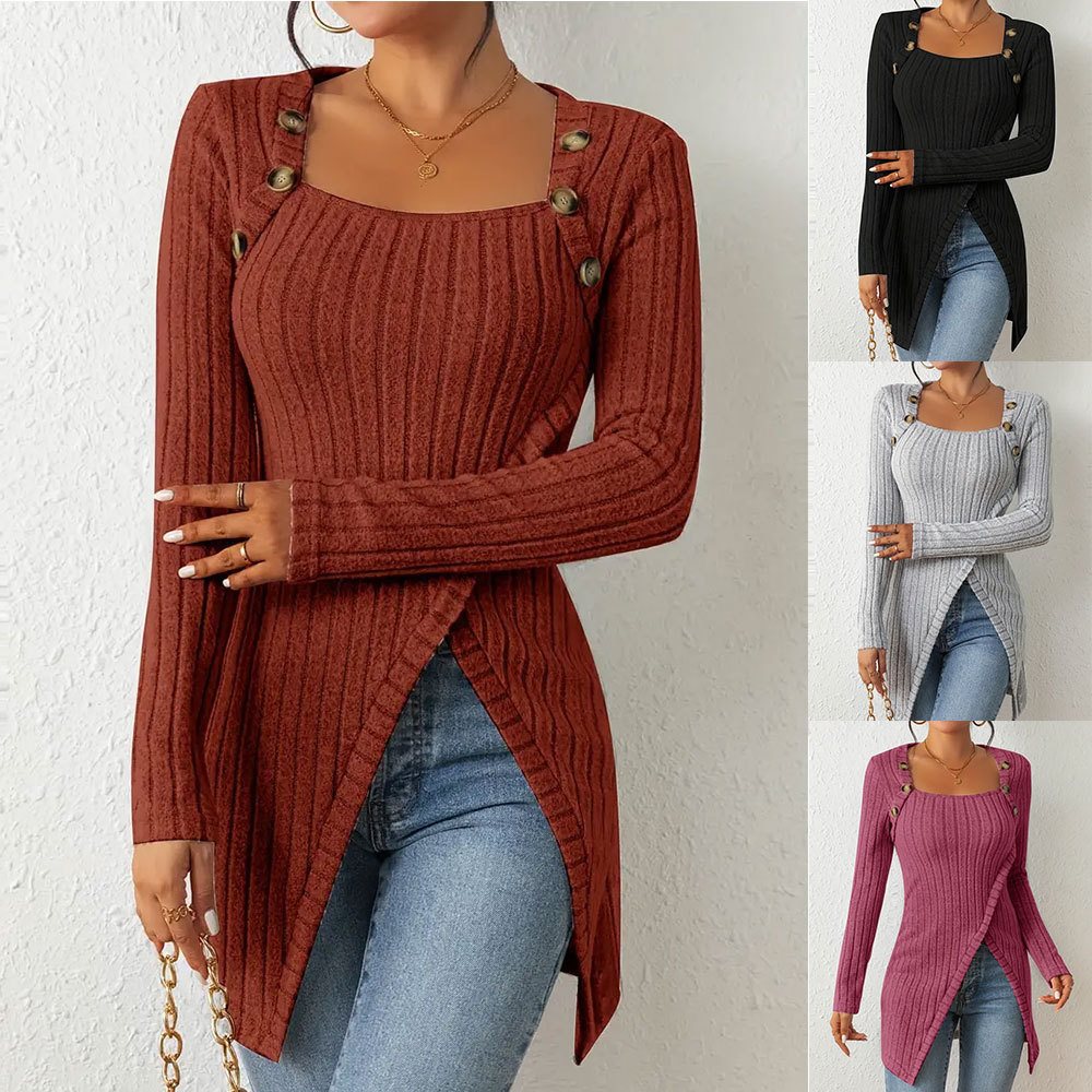 Women Long Sleeve T-shirt with Original Cut Lune London