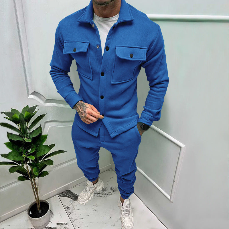 Modern leisure suit for men with practical pockets Lune London