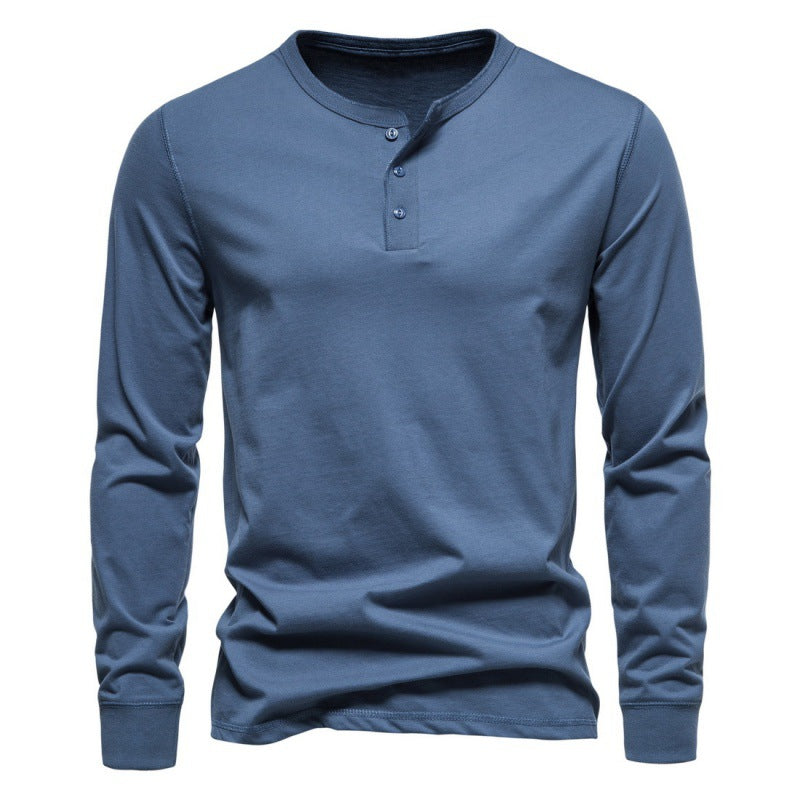 Men's long sleeve shirt with button closure and modern design Lune London