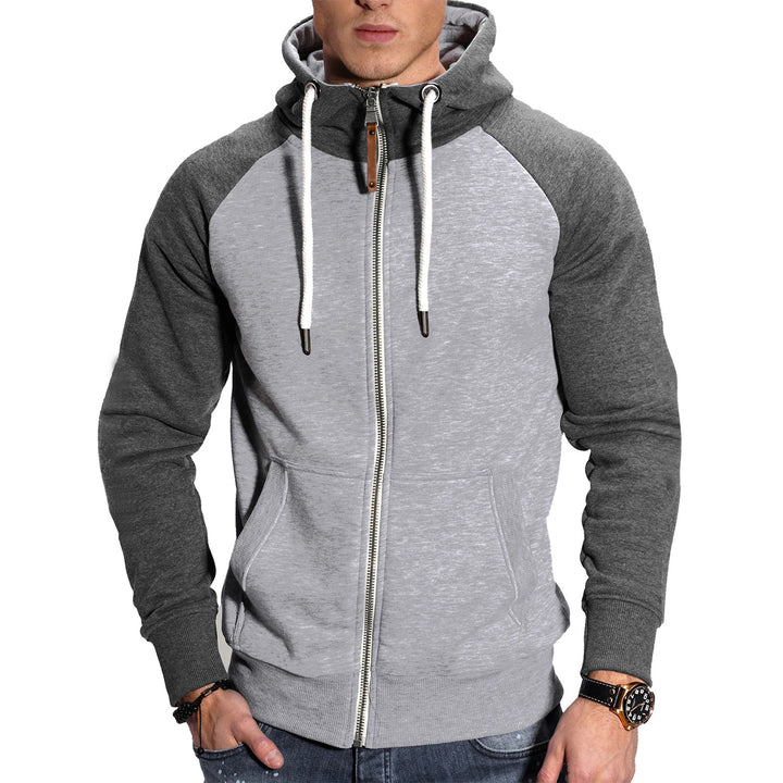 Man refined hoodie with high-quality zipper Lune London