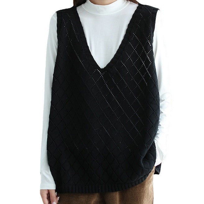 Ladies knitted vest Lune London