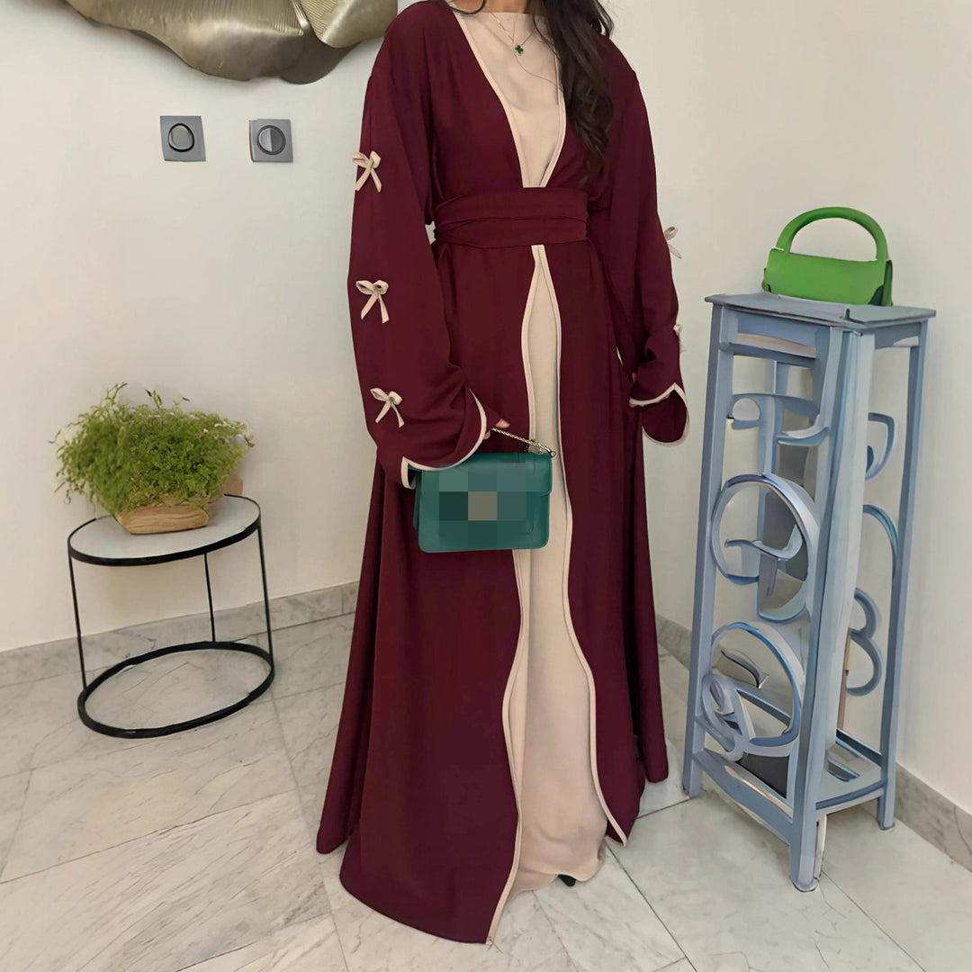 Maxi dress for women with elegant knot details and a flowy cut Lune London