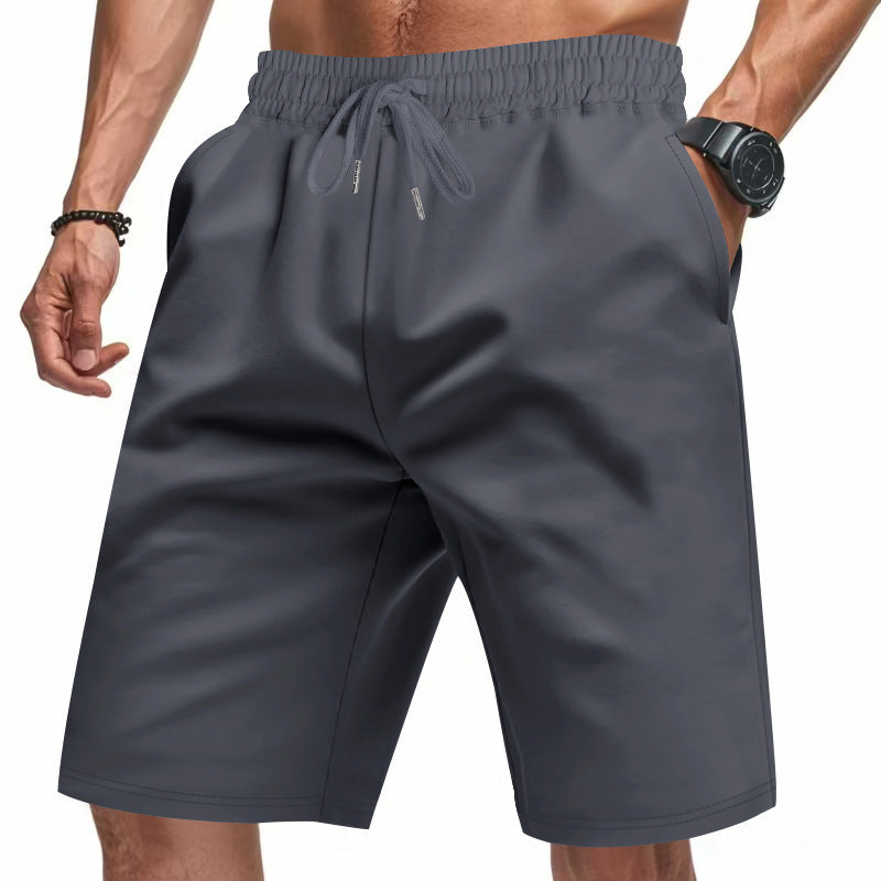 Breathable gym pants for men with elastic waistband and side pockets Lune London