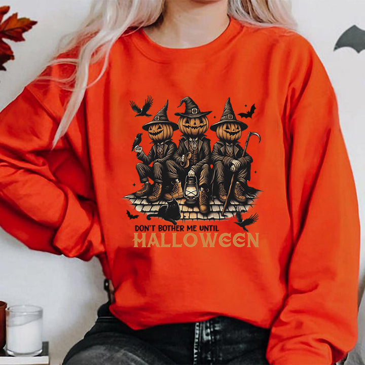 Sweat-shirt pour femmes avec motif d'Halloween saisonnier et coupe confortable Chic & Stil