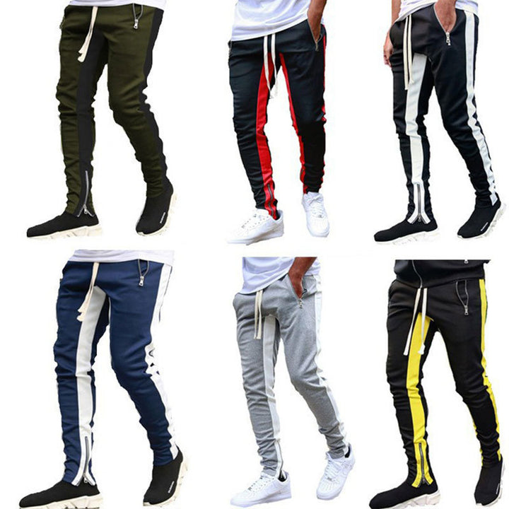 Slim-fit sporty joggers for men with side pockets Lune London