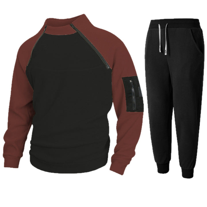 Functional sweater for men with high collar and edges Lune London