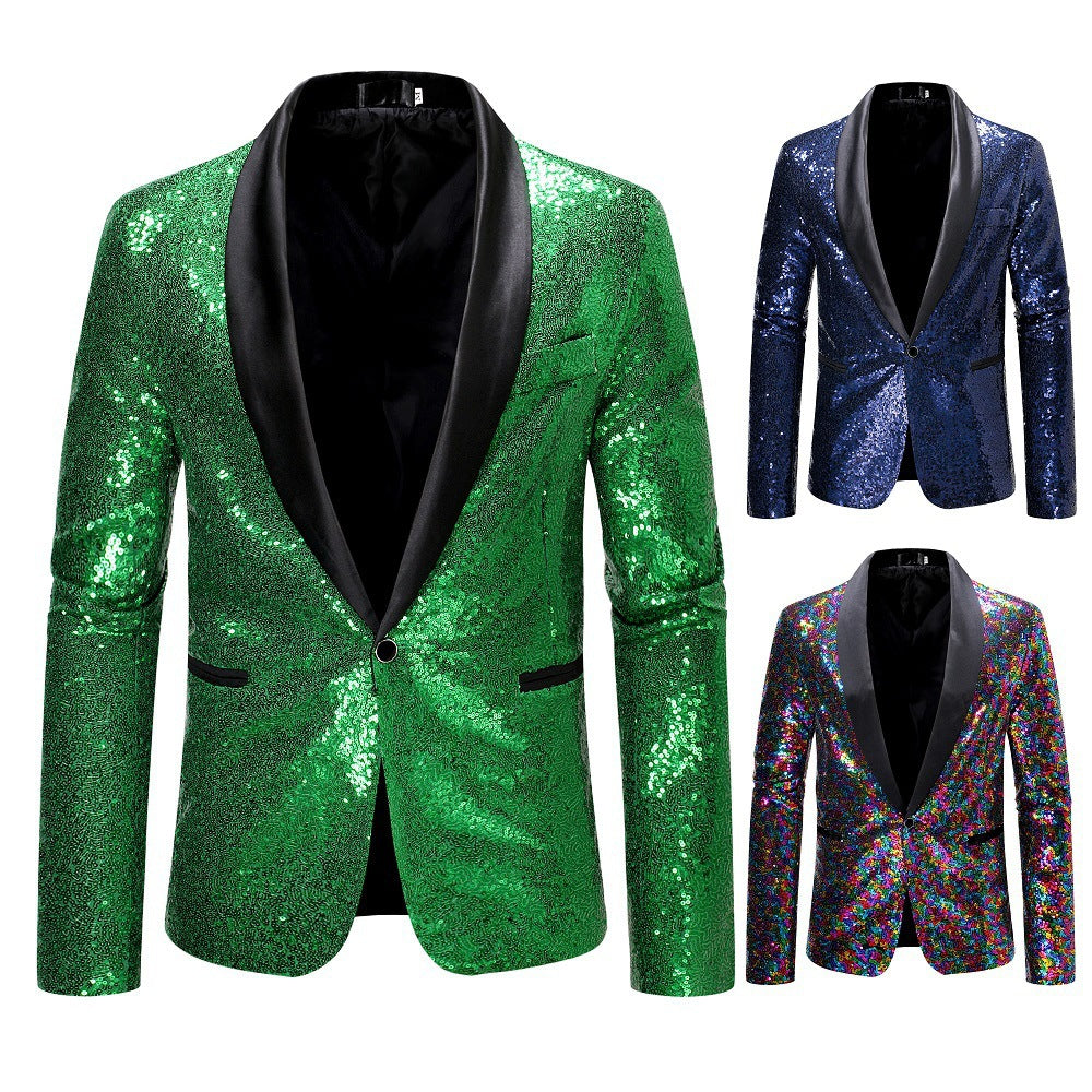 Elegant sequin blazer for men with a modern cut and sparkling accents Lune London