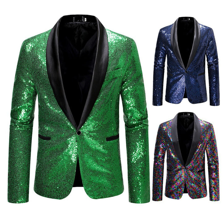 Elegant sequin blazer for men with a modern cut and sparkling accents Lune London