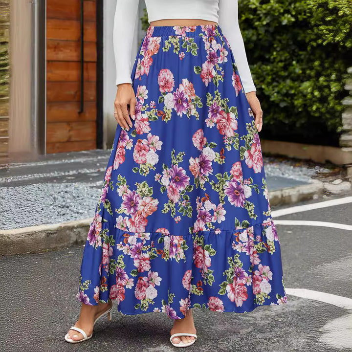 Lune London floral maxi skirts women