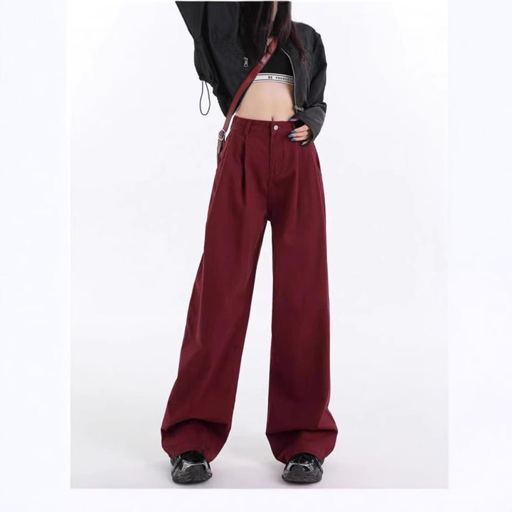 Pantalons chino large pour femmes Chic & Stil