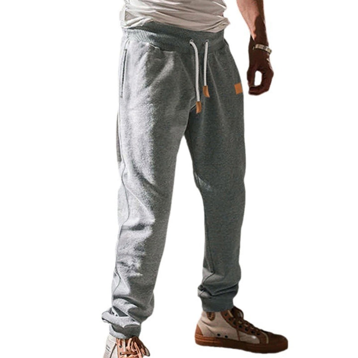 Comfortable jogger pants for men with elastic waistband and practical cut Lune London