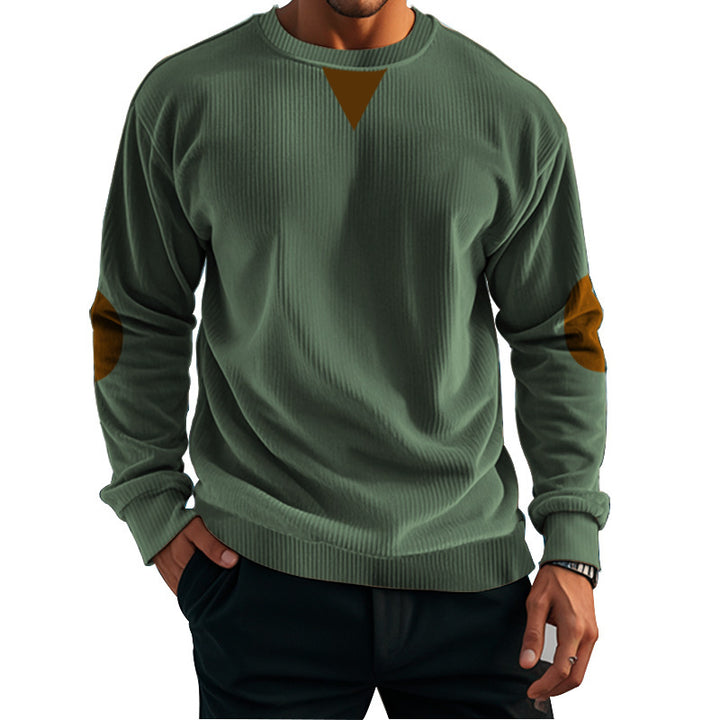 Elegant knitted sweater for men with modern accents Lune London