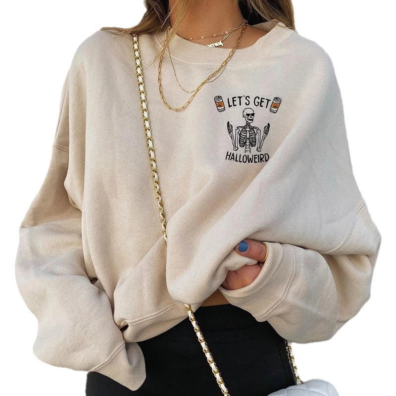 Women's sweatshirt with creative Halloween design Lune London