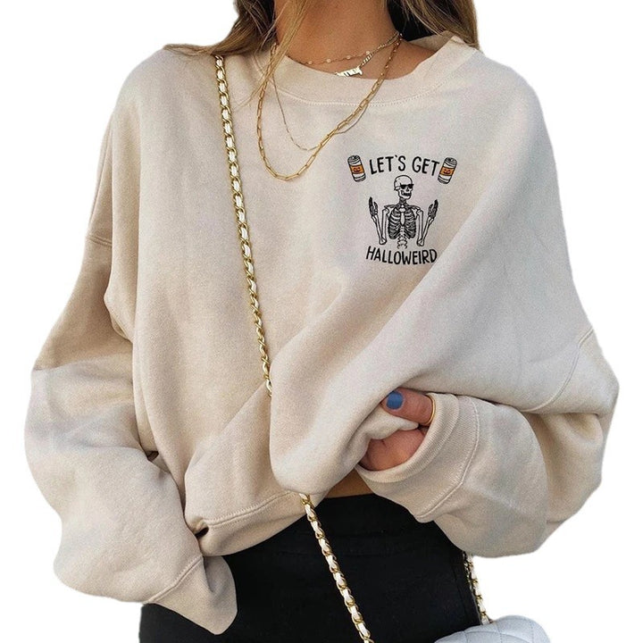 Women's sweatshirt with creative Halloween design Lune London