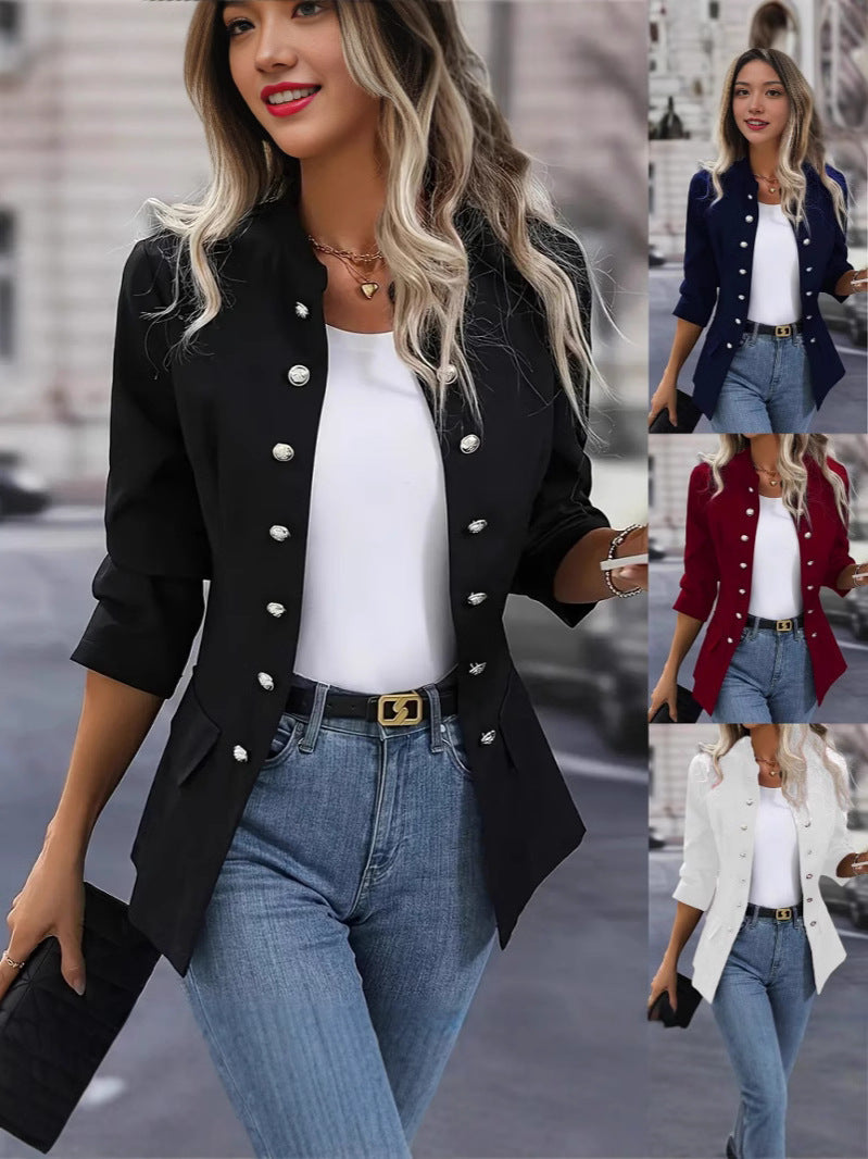 Blazer for women with stylish snap buttons and an elegant cut Lune London