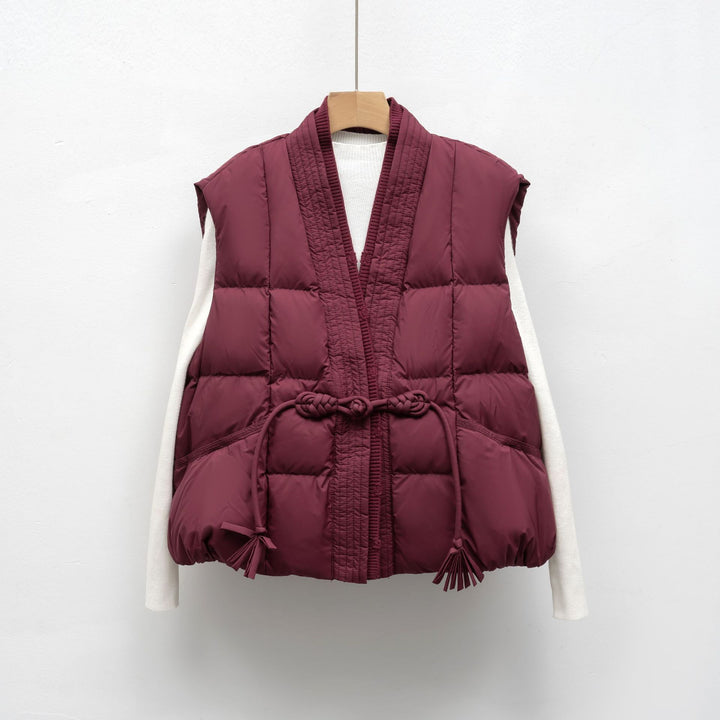 Ladies Trendy Quilted Vest Lune London