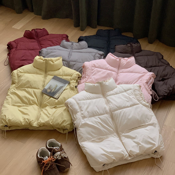 Ladies leisure down jacket with high pockets and full zip Lune London