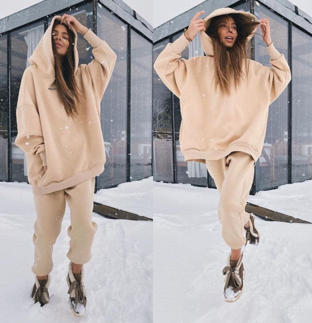 Women's oversized hoodie and jogger pants set Lune London