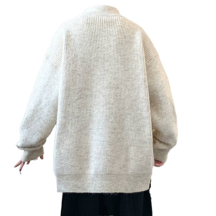 Chic and cozy zippered cardigan for ladies with high zipper Lune London